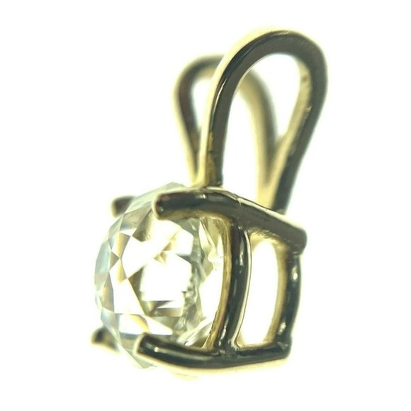 Modified Briolette Cut Diamond Solitaire Pendant 1ct - Picture 9 of 16